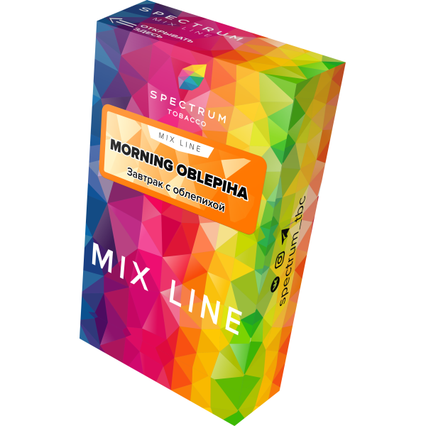 Табак Spectrum Mix Line Morning Oblepiha 40 грамм в Мурманске