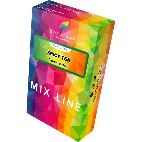 Табак Spectrum Mix Line Spicy Tea 40 грамм в Мурманске