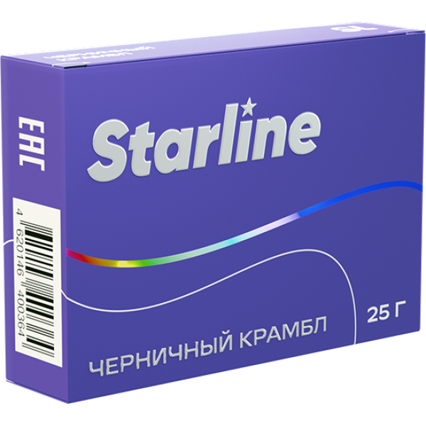 Табак Starline Черничный крамбл 25 гр в Мурманске