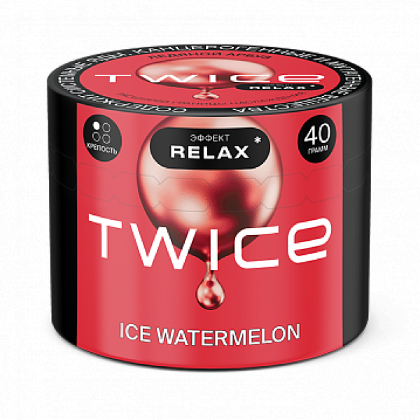 Табак TWICE Ice Watermelon (Ледяной арбуз) 40 гр в Мурманске