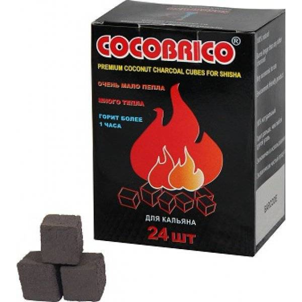 Уголь для кальяна CocoBrico 24 кубика в Мурманске