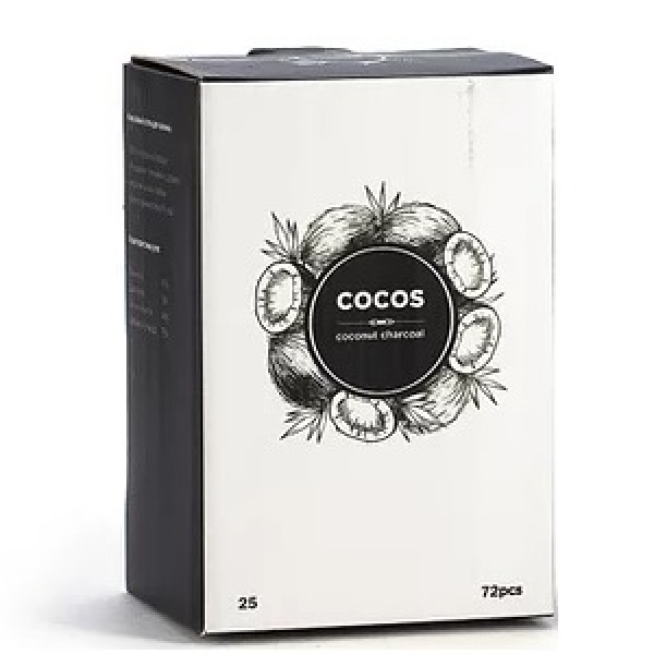 Кокосовый уголь Cocos 25мм для кальяна в Мурманске