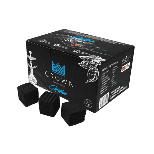 Уголь Crown Airflow Кокосовый 72 Шт (25 Мм) в Мурманске