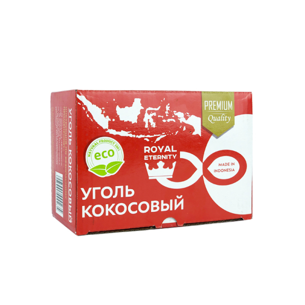 Кокосовый уголь Royal Eternity для кальяна (25 мм, 72 шт) в Мурманске
