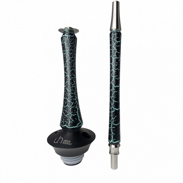Кальян Union Hookah Sleek Кракле голубой в Мурманске