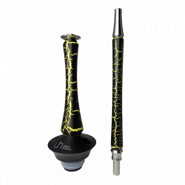 Кальян Union Hookah Sleek Кракле желтый в Мурманске