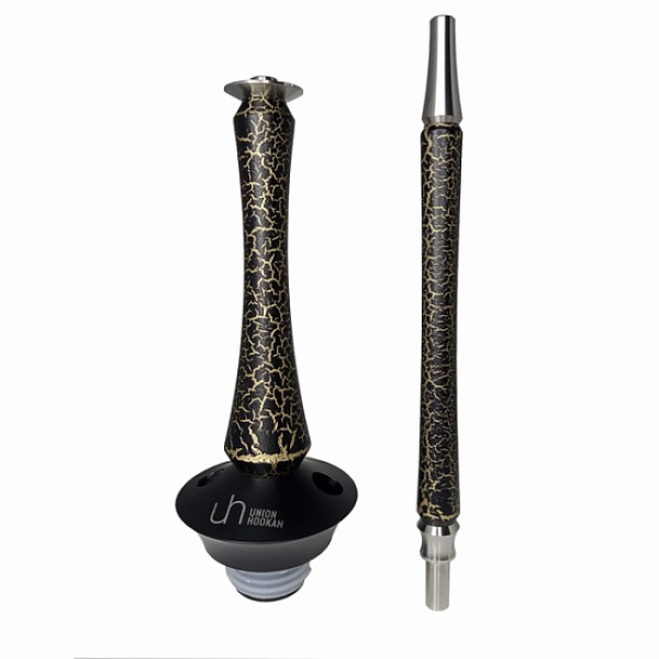Кальян Union Hookah Sleek Кракле золотой в Мурманске