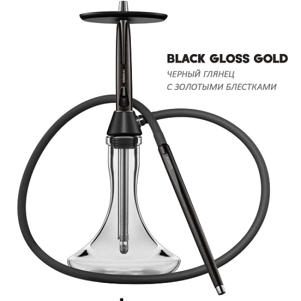 Кальян Koress K3 Black Gloss (Черный,Золотой, 48 см) в Мурманске