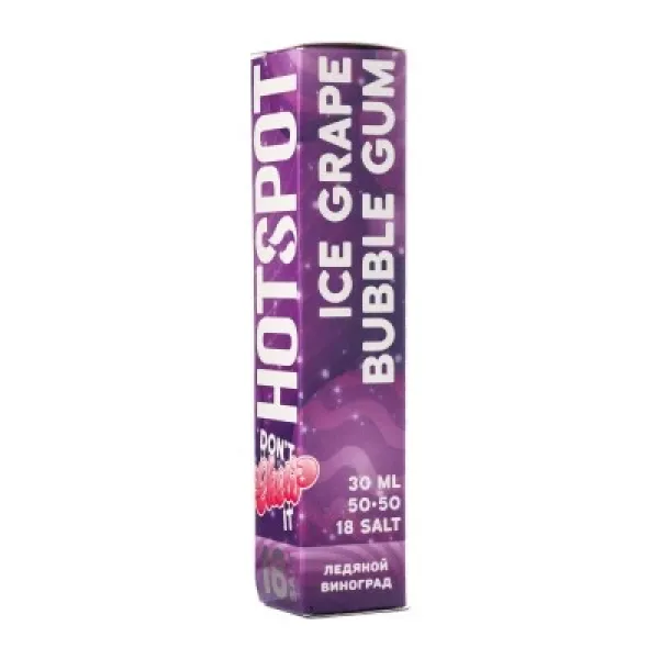 Жидкость HOTSPOT Chow Ice Grape Bubble Gum 30 мл в Мурманске