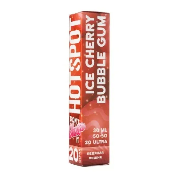 Жидкость HOTSPOT Chow Ultra Ice Cherry Bubble Gum 30 мл в Мурманске