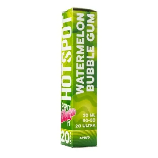 Жидкость HOTSPOT Chow Ultra Watermelon Bubble Gum 30 мл в Мурманске
