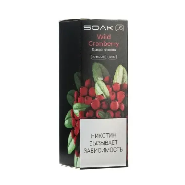 Жидкость SOAK LS Wild Cranberry 30 мл в Мурманске