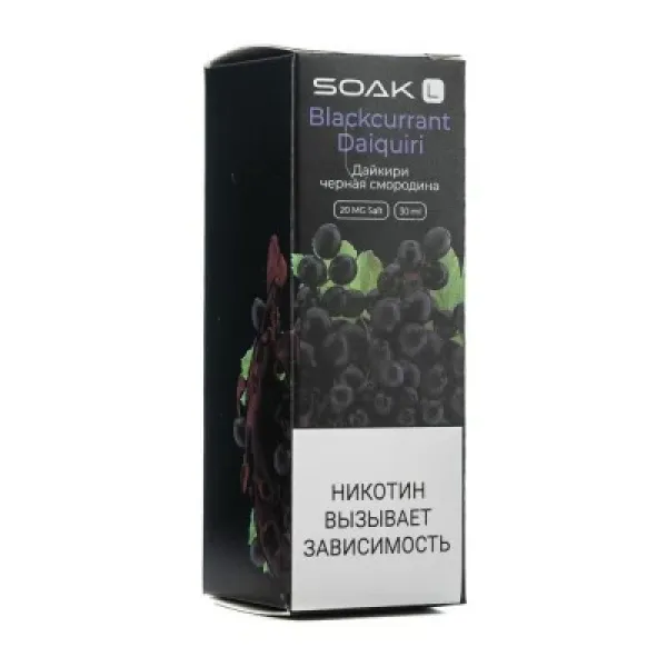 Жидкость SOAK L Blackcurrant Daiquiri 30 мл в Мурманске