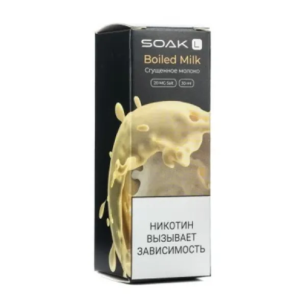 Жидкость SOAK L Boiled Milk 30 мл в Мурманске