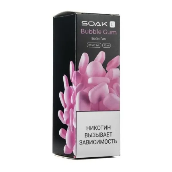Жидкость SOAK L Bubble Gum 30 мл в Мурманске