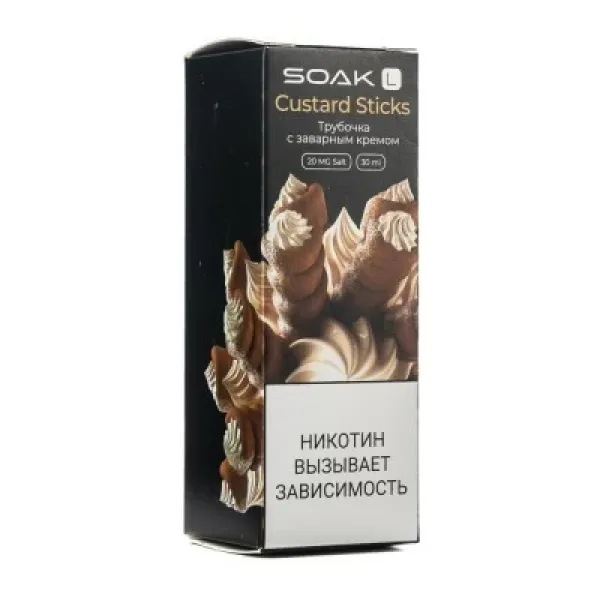 Жидкость SOAK L Custard Sticks 30 мл в Мурманске