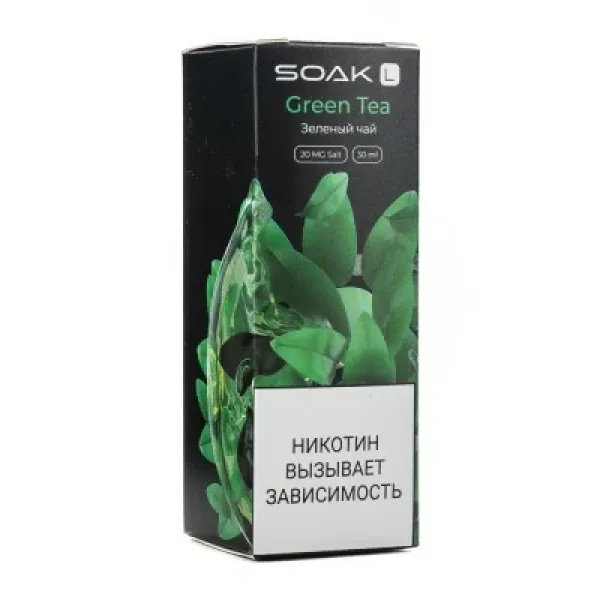 Жидкость SOAK L Green Tea 30 мл в Мурманске