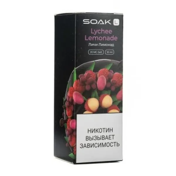 Жидкость SOAK L Lychee Lemonade 30 мл в Мурманске