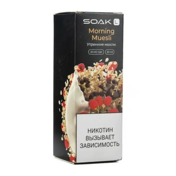 Жидкость SOAK L Morning Muesli 30 мл в Мурманске