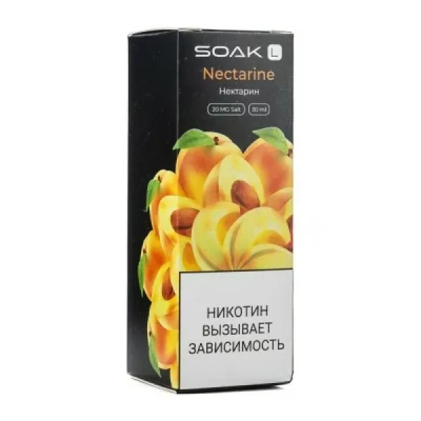 Жидкость SOAK L Nectarine 30 мл в Мурманске