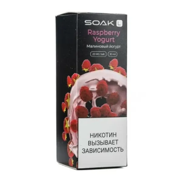 Жидкость SOAK L Raspberry Yogurt 30 мл в Мурманске