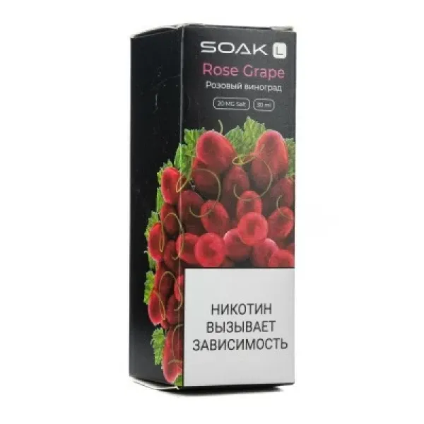 Жидкость SOAK L Rose Grape 30 мл в Мурманске