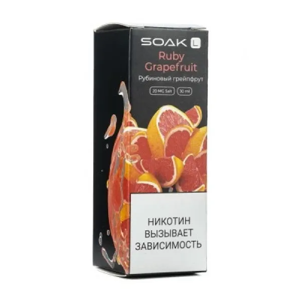 Жидкость SOAK L Ruby Grapefruit 30 мл в Мурманске