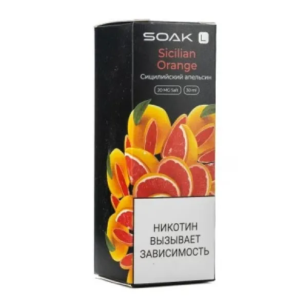 Жидкость SOAK L Sicilian Orange 30 мл в Мурманске
