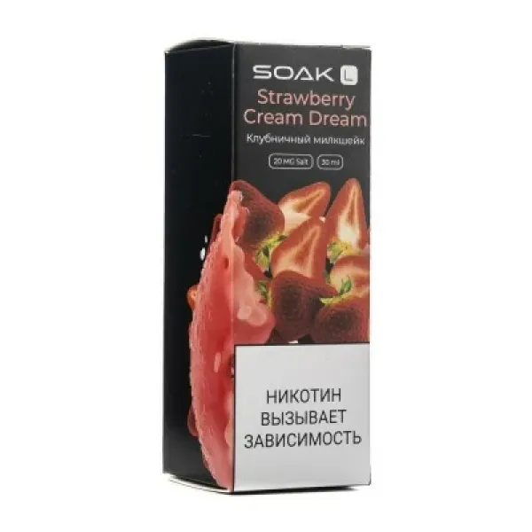 Жидкость SOAK L Strawberry Cream Dream 30 мл в Мурманске