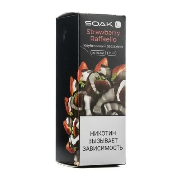 Жидкость SOAK L Strawberry Raffaello 30 мл в Мурманске