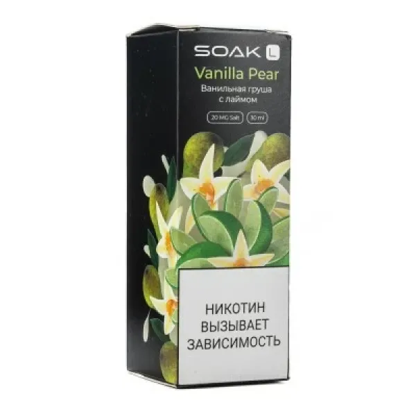 Жидкость SOAK L Vanilla Pear 30 мл в Мурманске