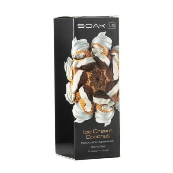 Жидкость SOAK LS Ice Cream Coconut 30 мл в Мурманске