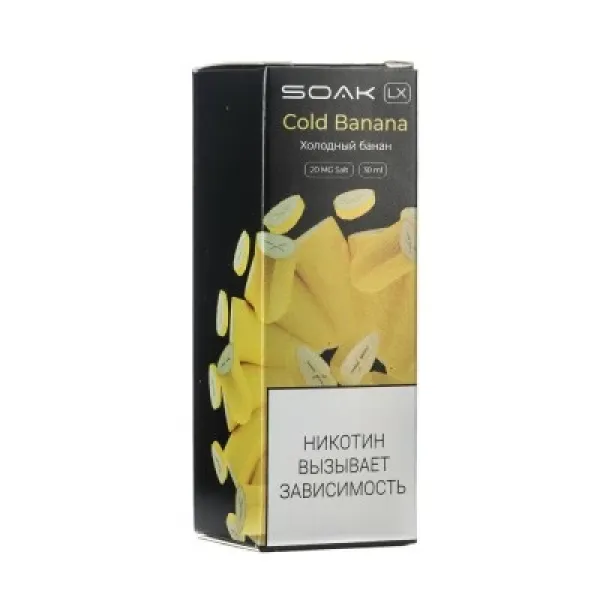 Жидкость SOAK LX Cold Banana 30 мл в Мурманске