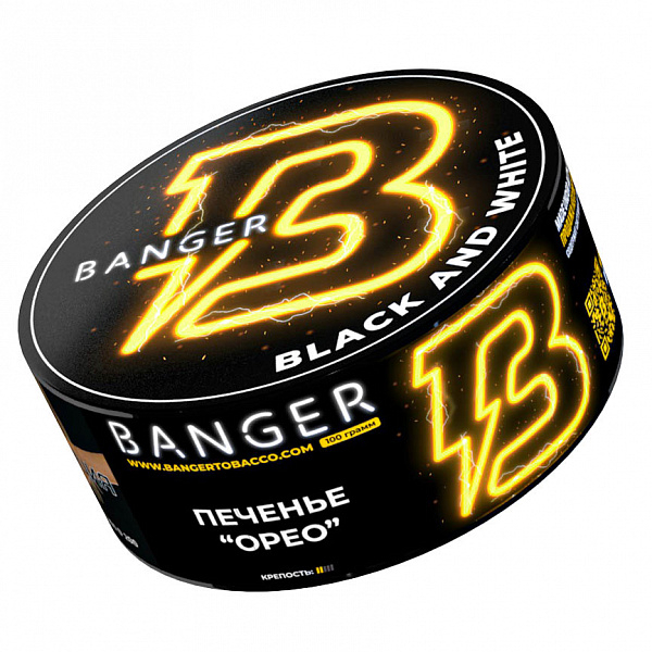 Табак Banger Black and white (Печенье орео) 100 гр в Мурманске
