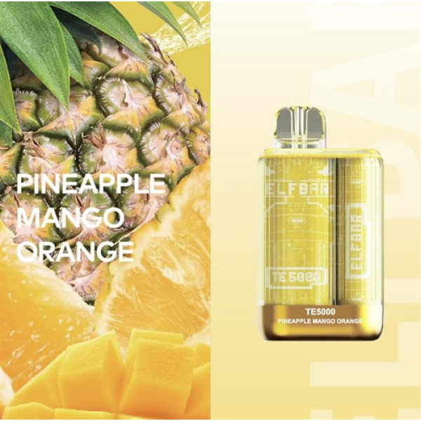 Elfbar TE5000 Pineapple Mango Orange, 5000 тяг в Мурманске