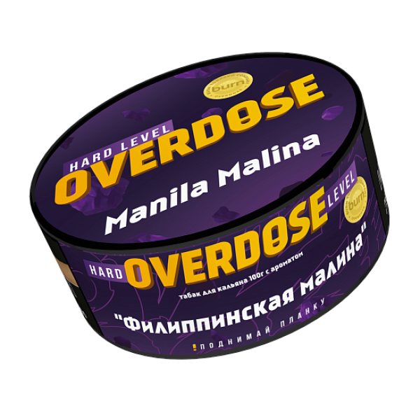 Табак Overdose Manila Malina (Филиппинская малина) 100 гр в Мурманске