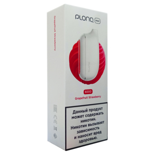 Plonq Max Grapefruit Strawberry 6000 тяг в Мурманске