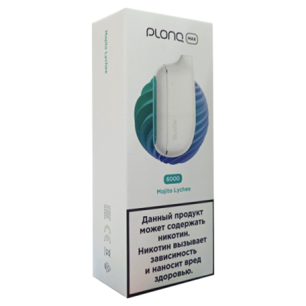 Plonq Max Mojito Lychee 6000 тяг в Мурманске