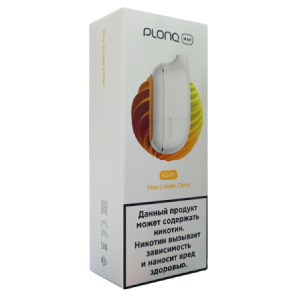 Plonq Max Pina Colada Citrus 6000 тяг в Мурманске