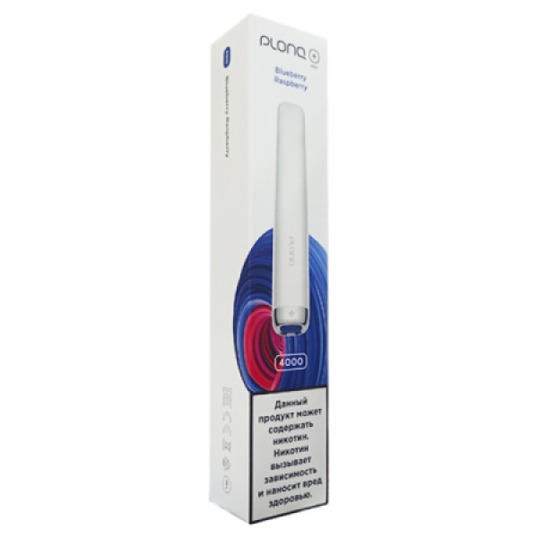 Plonq Plus Pro Blueberry Raspberry 4000 тяг в Мурманске