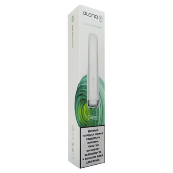 Plonq Plus Pro Lime Lemongrass 4000 тяг в Мурманске
