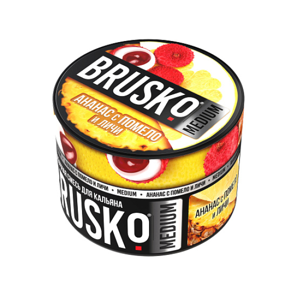 Смесь Brusko Ананас с помело и личи 50 гр в Мурманске