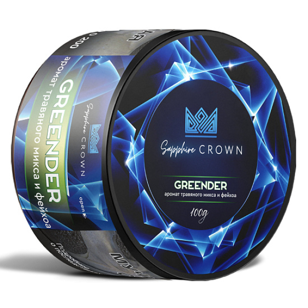 Табак SAPPHIRE CROWN GREENDER  100 грамм в Мурманске