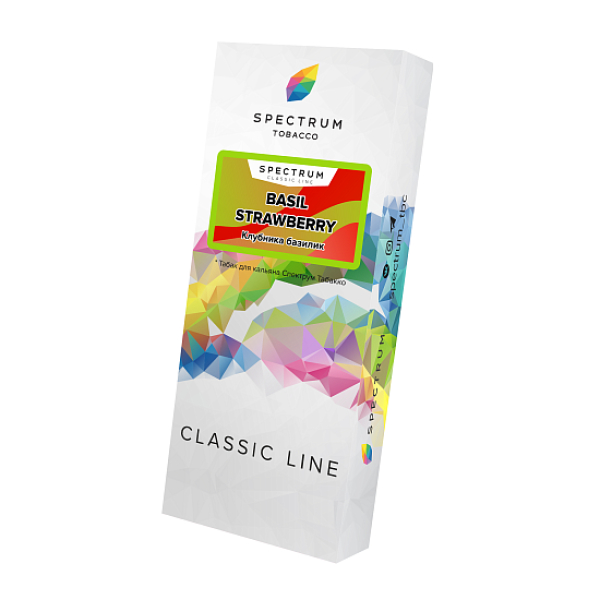 Табак SPECTRUM BASIL STRAWBERRY  100 грамм в Мурманске