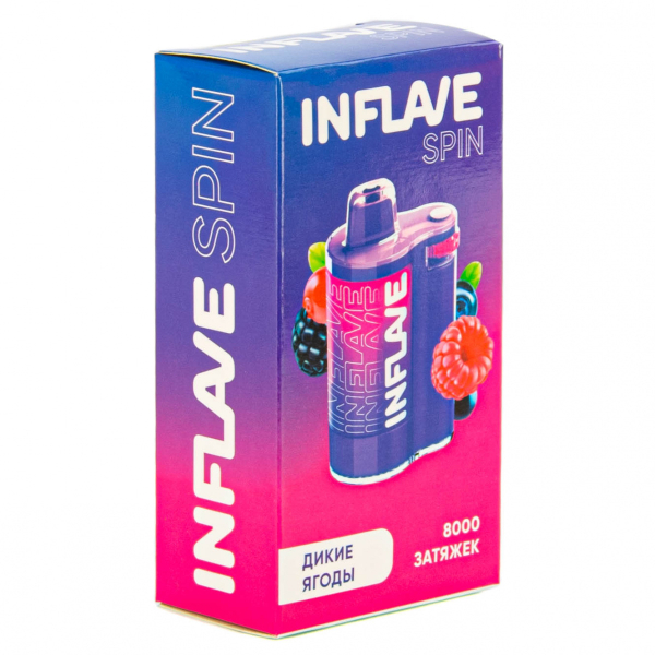 INFLAVE SPIN Дикие ягоды (8000 затяжек) в Мурманске