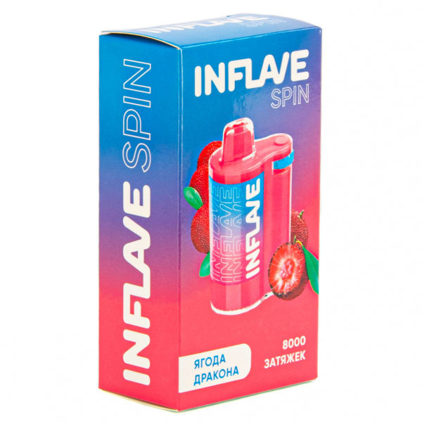 INFLAVE SPIN Ягода Дракона (8000 затяжек) в Мурманске