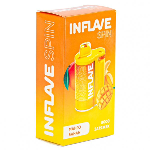 INFLAVE SPIN Манго банан (8000 затяжек) в Мурманске