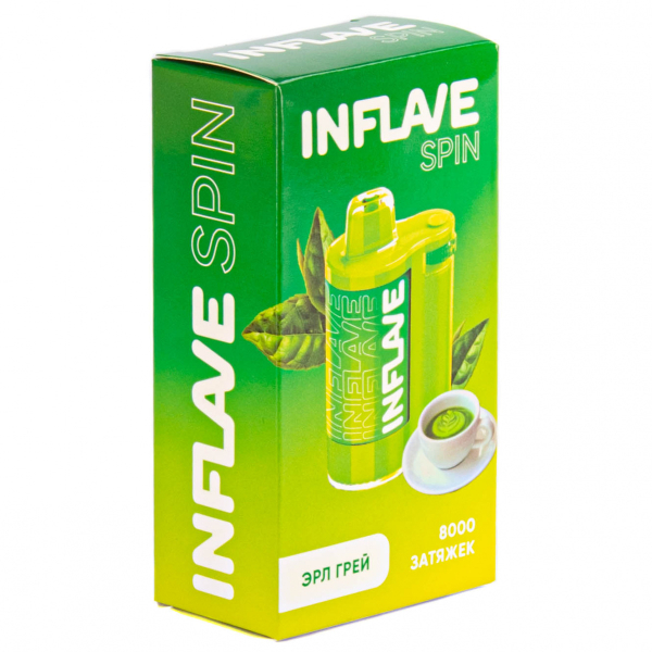 INFLAVE SPIN Эрл Грей (8000 затяжек) в Мурманске