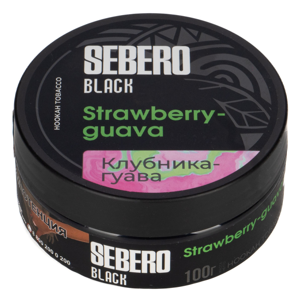 Табак Sebero Black Strawberry Guava  100 грамм в Мурманске