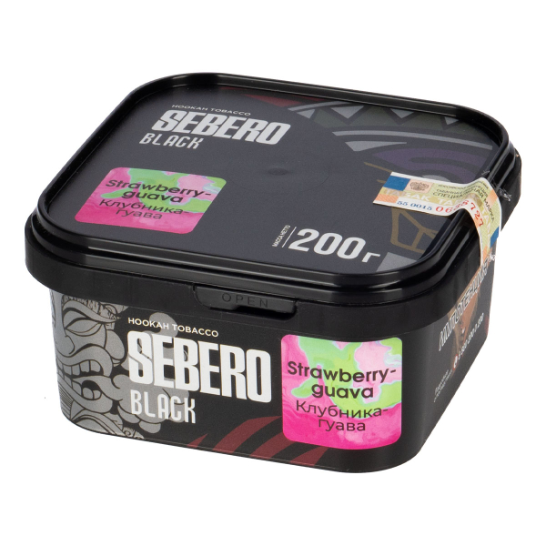 Табак Sebero Black Strawberry Guava  200 грамм в Мурманске